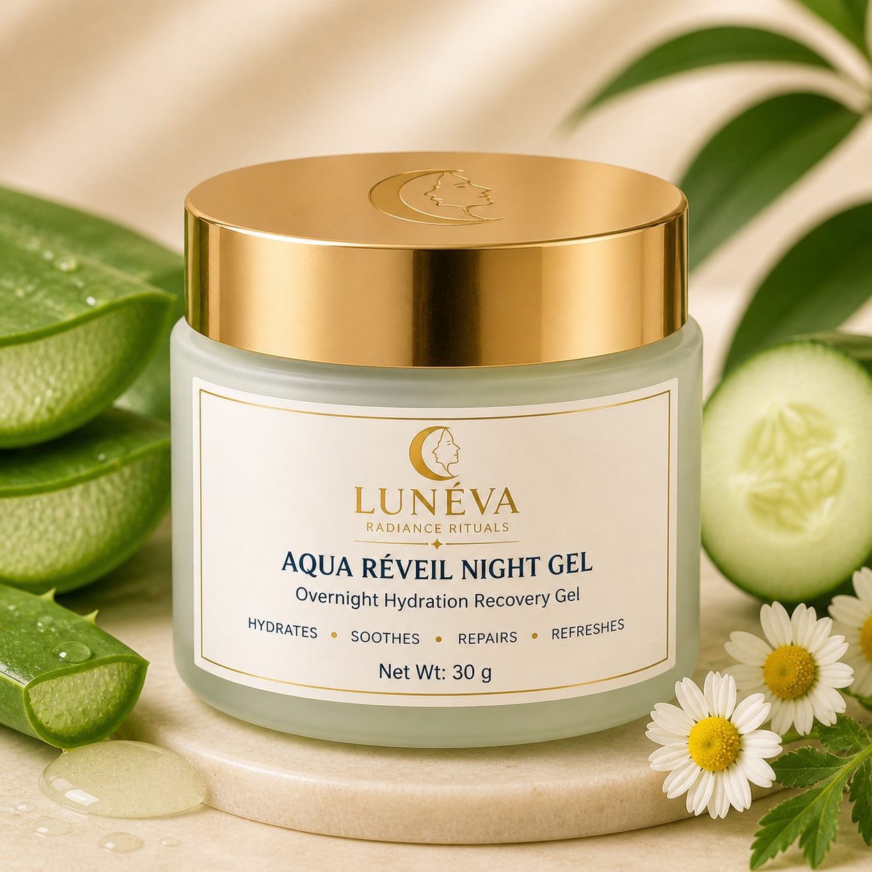 LUNÉVA Aqua Réveil Night Gel
