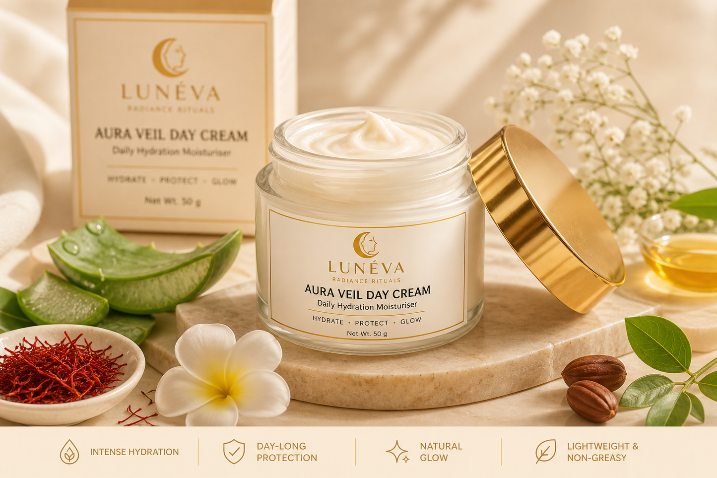 LUNÉVA Aura Veil Day Cream